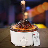 560ML Volcanic Flame Essential Oils Humidifier Jellyfish Cute Smoke Ring Flame