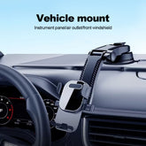 Universal Car Dashboard Smartphone Bracket 360 Degree Rotation Adjustable GPS Phone Car Holder with Suction Cup