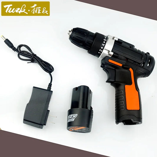 2 bettery Electric Drill Cordless Screwdriver Lithium Battery