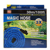 25-100FT Expandable Water Gun Hose Kit Magic PVC Reel Pipe 6 Spraying Mode Water Gun for Farm Garden Irrigation Home Car Wash