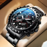 FNGEEN Watch Waterproof Stainless Steal Watch