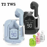 Air31 Wireless Earbuds Bluetooth 5.3,Transparent with Deep Bass