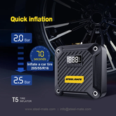 Rechargeable Portable Air Compressor 150PSI with Lcd Screen