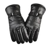 Winter Warm Leather Waterproof & Windproof Gloves
