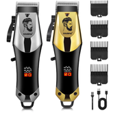 DALING PROFESSIONAL Gold Rechargeable Hair Cutting Shaver Machine LED Display