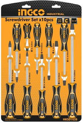 10 Pcs ingco Screwdriver set