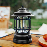 Retro Camping Lamp USB Rechargeable Lantern Camping Light