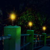 LED Solar Garden Flame Lamp Outdoor Waterproof