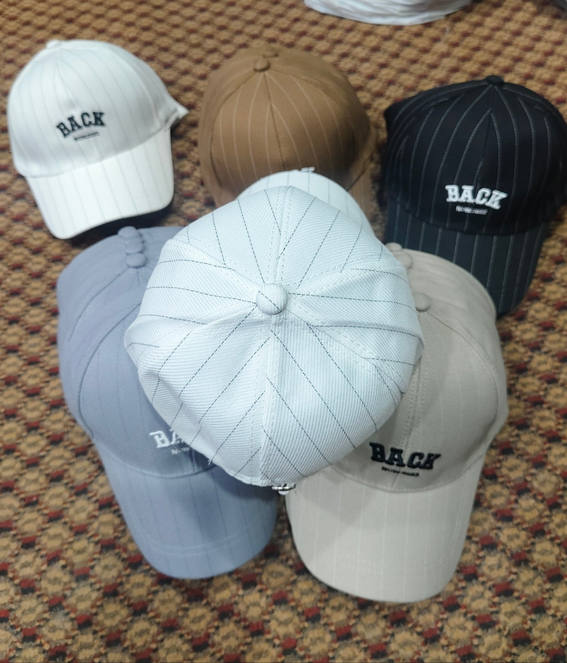 Back design out door fashion cap with adjustable size buckle