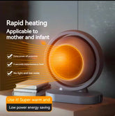 380W Electric Heaters Safety-Cent Portable Thermostat Desktop Heating Machine