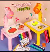 Children's Giraffe Projection Art Drawing Table Toy Children's Drawing Board