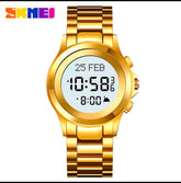 SKMEI 2270 Muslim Azan Digital Watch Led Light Display Sport Watch Hijri Pilgrimage Time Reminder