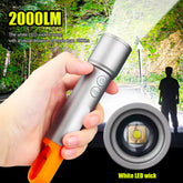 Super Bright 8000Ml Long range 20000Lm Torch