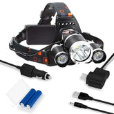 Powerful Headlight Rechargeable - XM-L2 T6 Torch