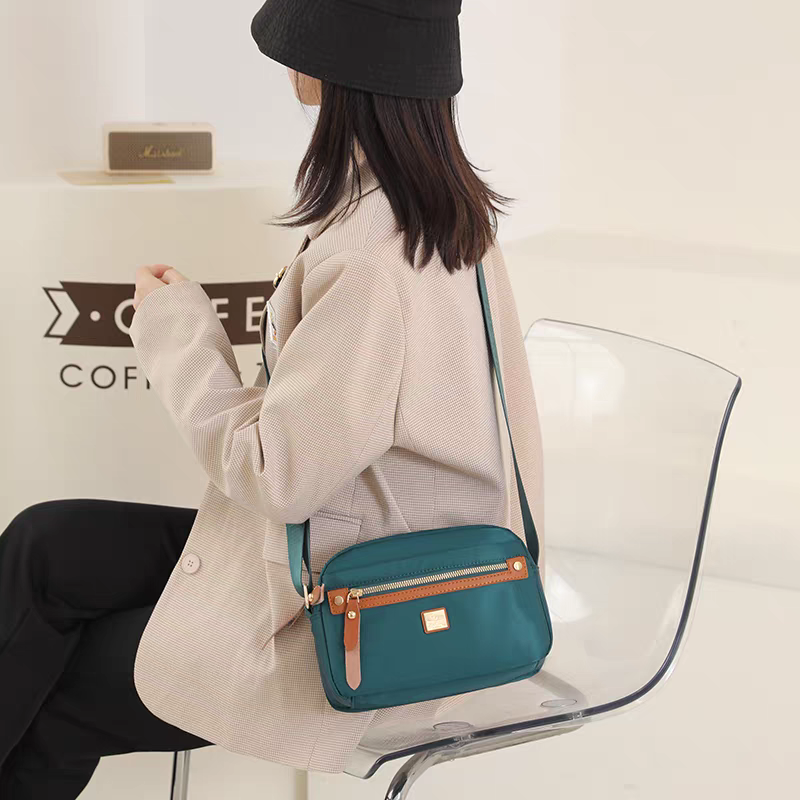 Women's Fashion Shoulder Bag Oxford Metail Handbag for female Messenger Cross Body Bag Purse Multifunction Multi-layer Handbag