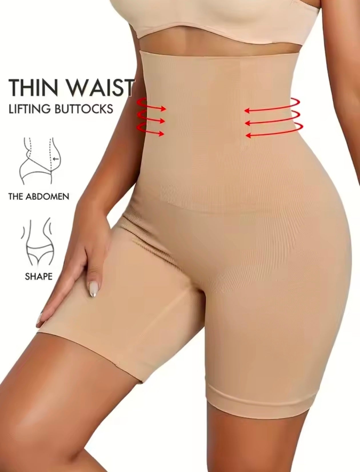 High waist Slimming body shapper Tummy Control lower Waist shapper