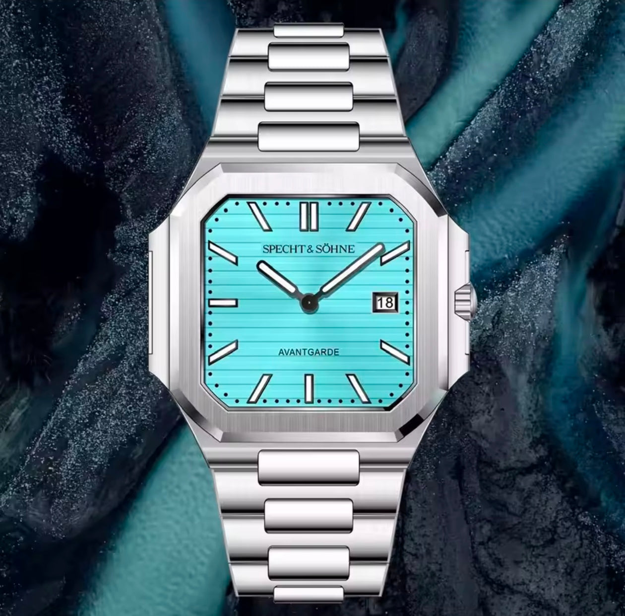 POWER Ultrathin Cubic Watch Quartz Wristwatch Luminous Waterproof