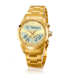 Muslim Alfajar Dual Time Stainless steel Watch