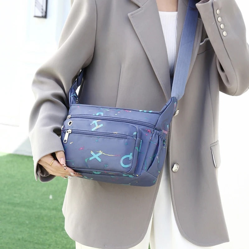 Multi Pocket Women Handbag High Quality Nylon Female Shoulder Bag