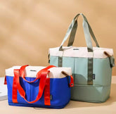 Fashionable Oxford Cloth Fitness Bag Yoga Sports Travel Handbag