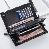 Baellerry Universal Long Wallet Large Capacity Zipper Handbag Card Holder