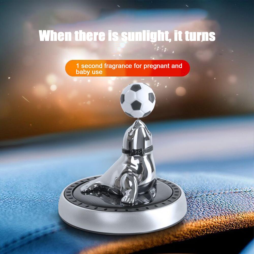 Car Solar Rotating Air Freshener Automobile Interior Perfume Ornaments Car Dashboard