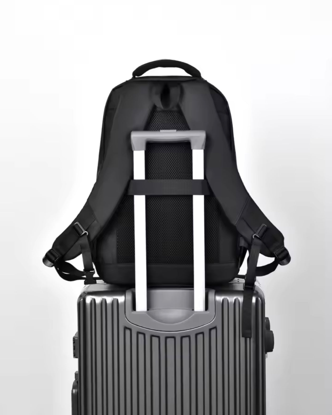 British Style Travel Backpack Casual Business Trip Computer Double Shoulder Bag