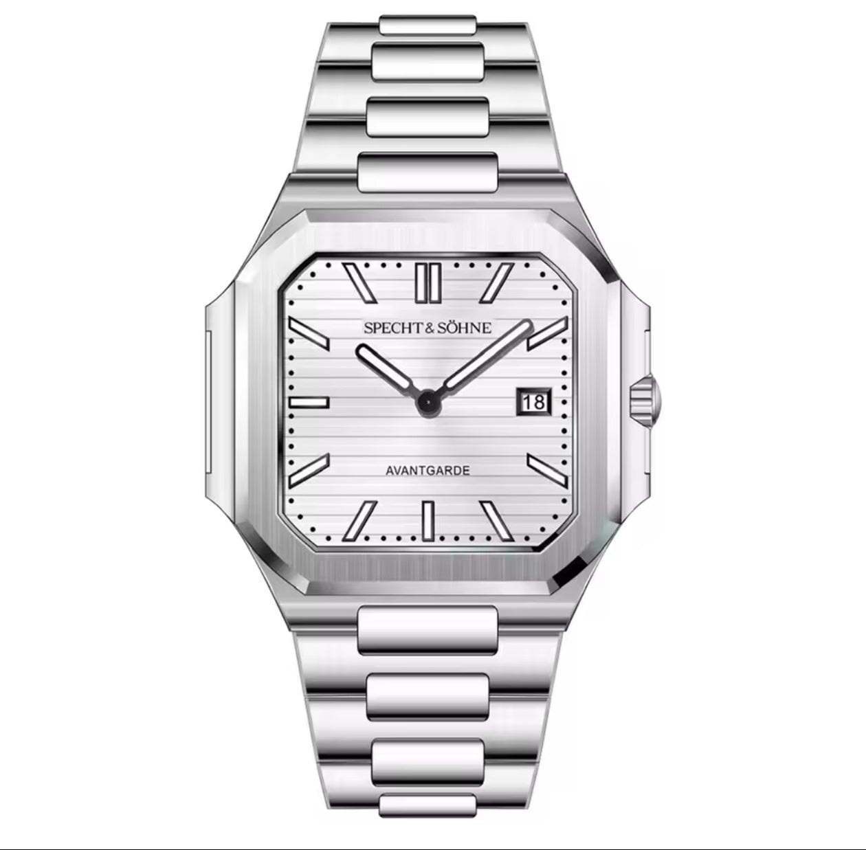 POWER Ultrathin Cubic Watch Quartz Wristwatch Luminous Waterproof