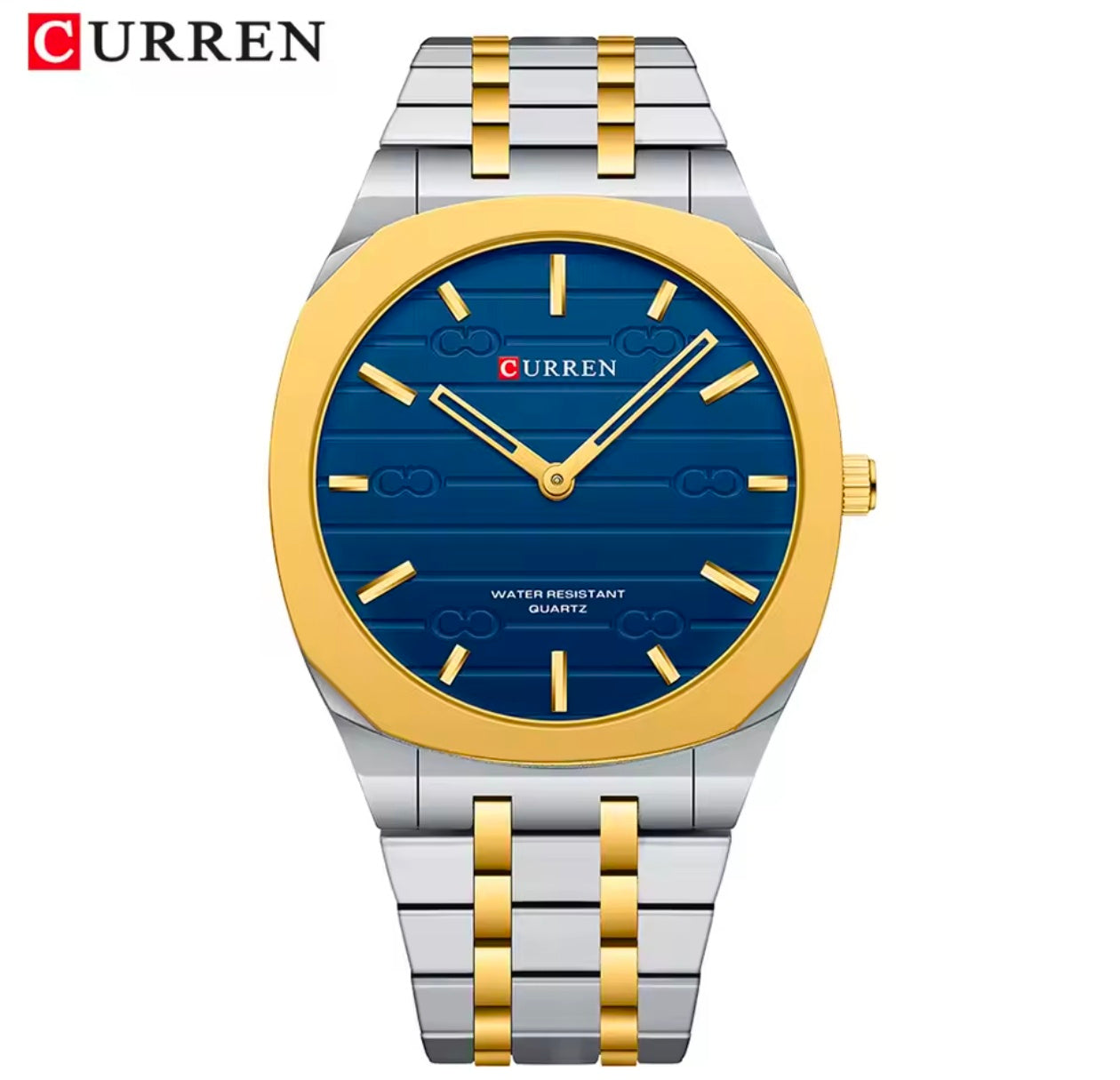 CURREN Ultra-Thin Business Stainless Steel Quartz Watch