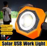 400 W Solar And USB Rechargeable Light 4 Working Modes