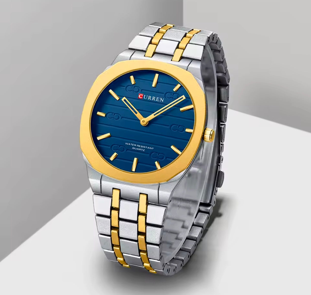 CURREN Ultra-Thin Business Stainless Steel Quartz Watch