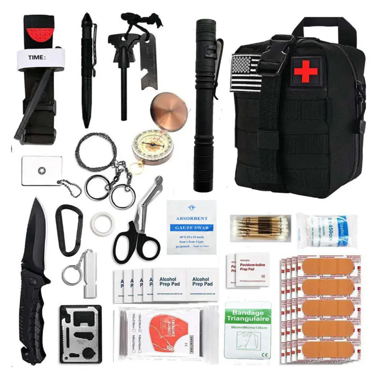 Molle TACTICAL bag with Kit Camping Kit tourist