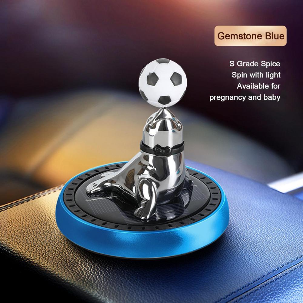 Car Solar Rotating Air Freshener Automobile Interior Perfume Ornaments Car Dashboard