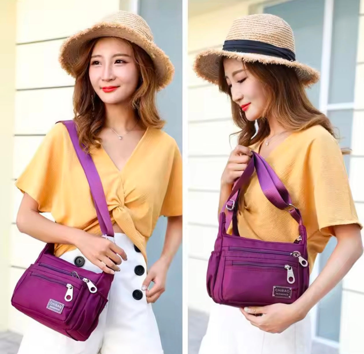 Ladies Messenger Travel Oxford Shoulder hand bag