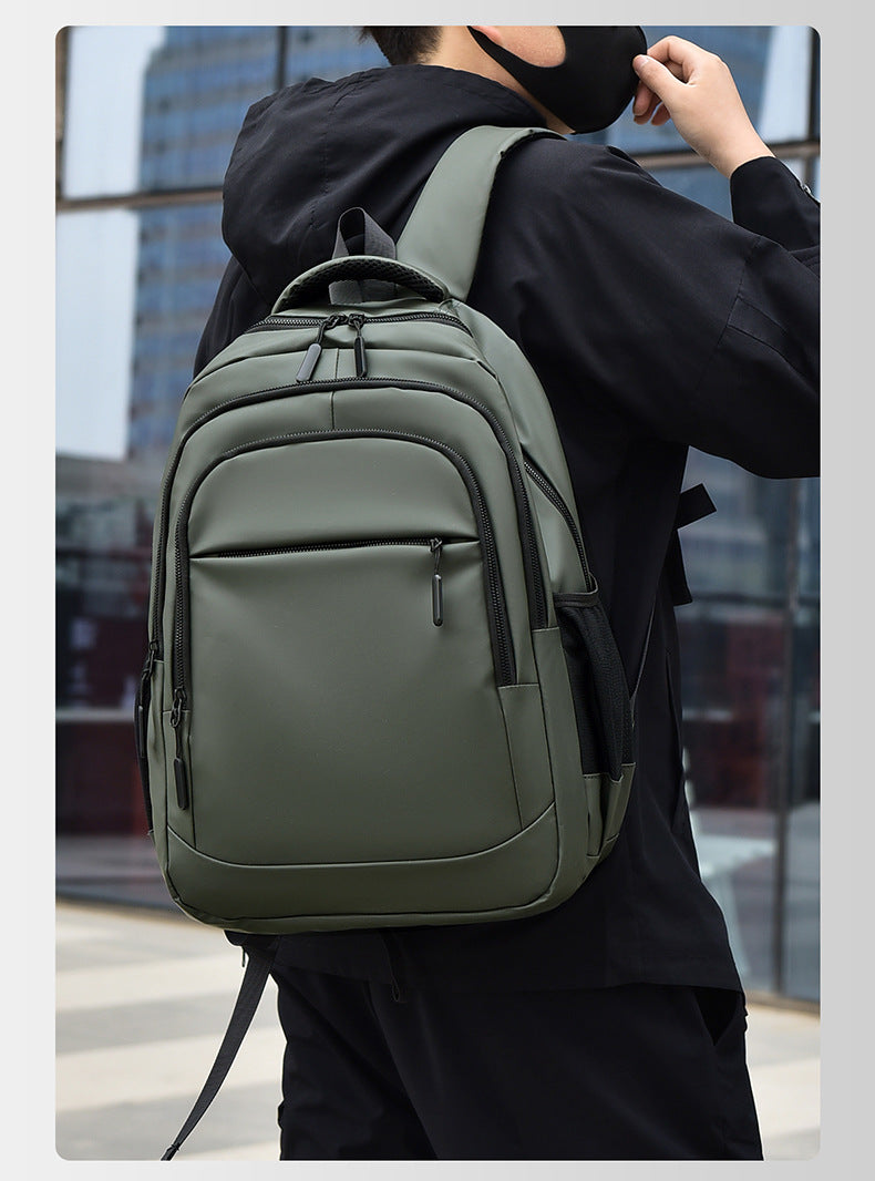 British Style Travel Backpack Casual Business Trip Computer Double Shoulder Bag