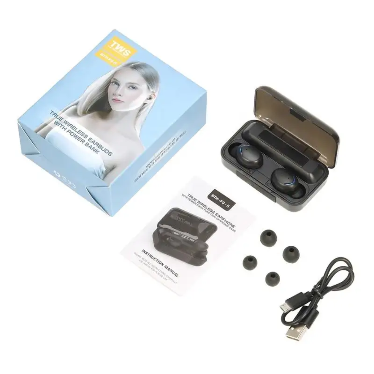 F9 Pro Wireless Bluetooth Earbuds Price In Pakistan