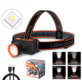 Long Range Japani Zoomable Headlight With Powerfull Led Torch Rechargeable 18650