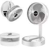 Double-Headed Portable Air Cooler 3 Speeds Rechargeable/USB Desk Air Cooler