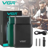 VGR 3 in 1 Men's Hair Trimmer Grooming Kit USB Rechargeable v-390
