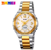 SKMEI 2310 Stainless steel Reloj Hombre Waterproof Electronic Watch