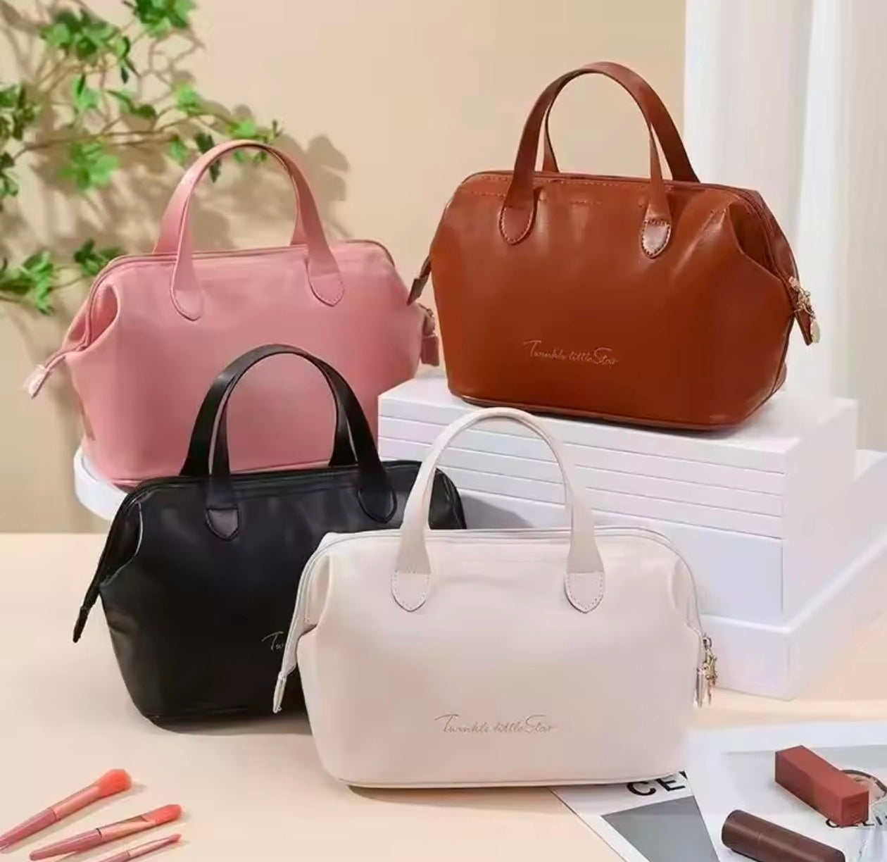 Women Multifunctional Handbags Pu Soft Leather Hand bag - Shoulder Carry bag