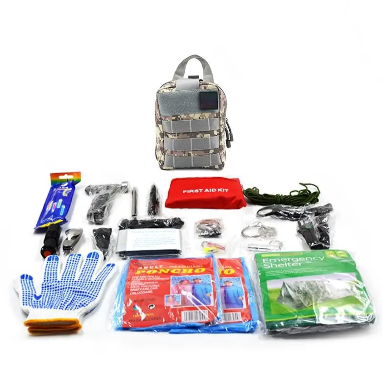 Molle TACTICAL bag with Kit Camping Kit tourist