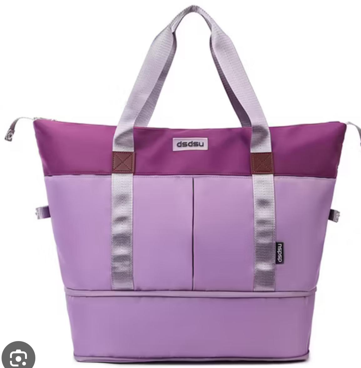 Fashionable Oxford Cloth Fitness Bag Yoga Sports Travel Handbag