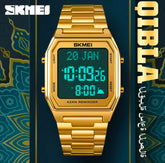 Muslim Azan prayer time Qibla direction watch