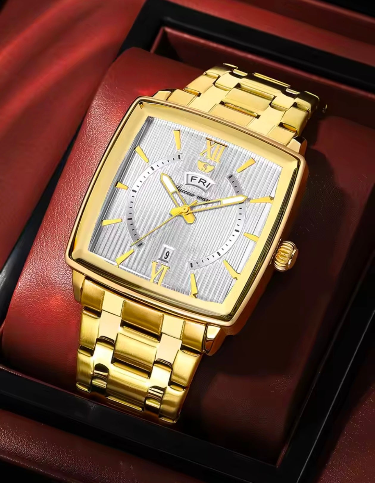 Best Win Luxury Steel Quartz Watch