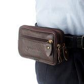 Vintage Cowhide Leather Waist Bag