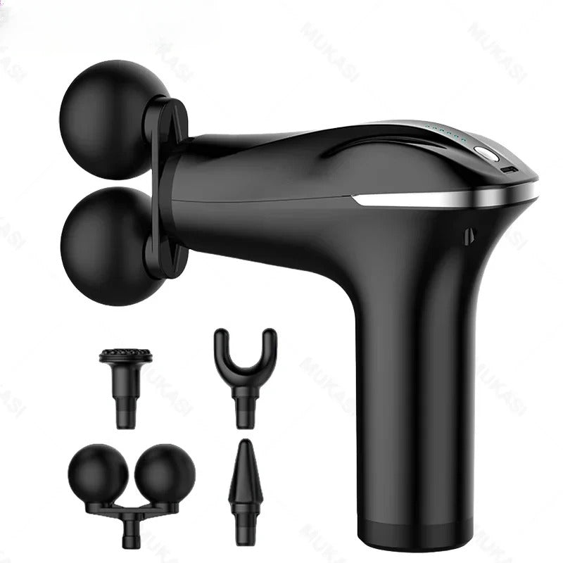 Double Head Massage Gun high powered Rechargeable Massager
