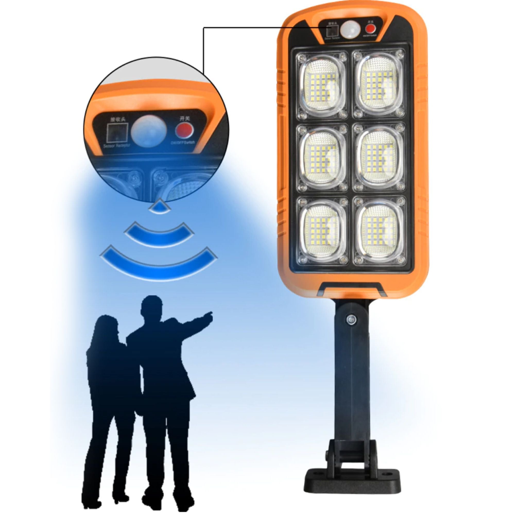 LED Solar Street Light Motion Sensor Garden wall light IP65 Waterproof