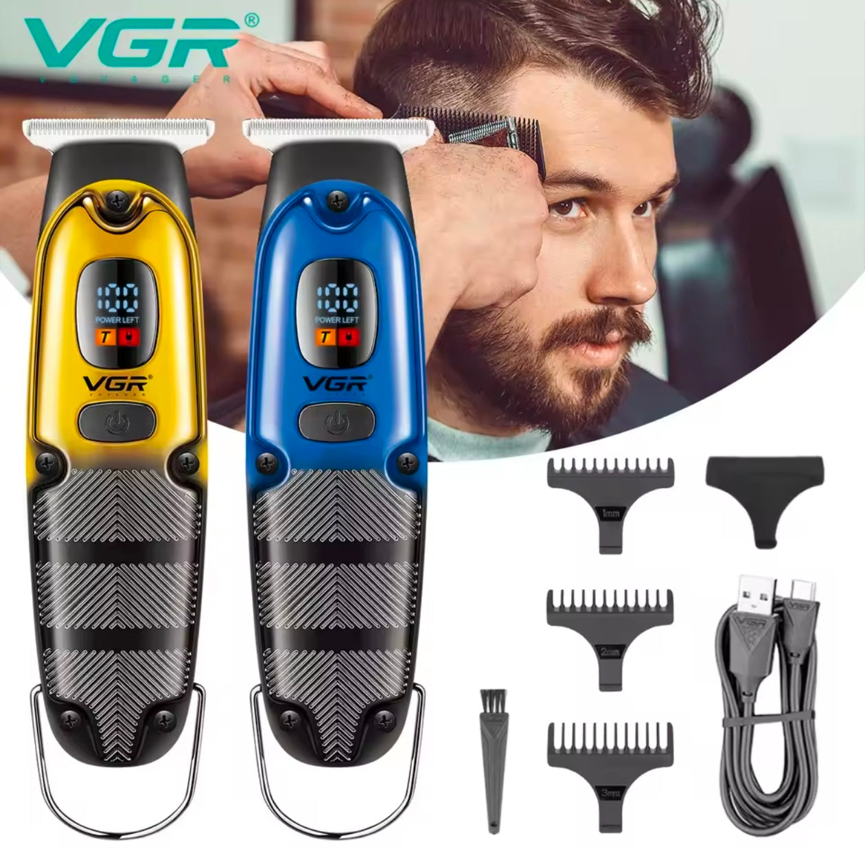 VGR 981 Hair Clipper and Hair Trimmer Sharp blades