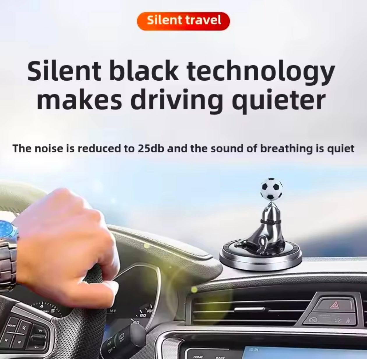 Car Solar Rotating Air Freshener Automobile Interior Perfume Ornaments Car Dashboard